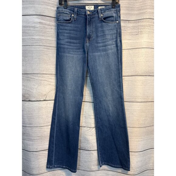 LTJ Denim Los Angeles Bambino Womens Blue Bootcut Jeans Size 28 - Picture 1 of 3